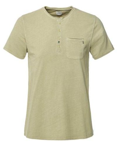 Sseinse Henley Pocket T-shirt - Green