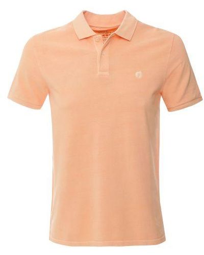 Ecoalf Recycled Cotton Ted Polo Shirt - Orange