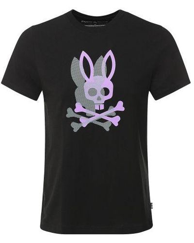 Psycho Bunny Chicago T-shirt - Black