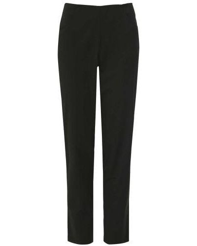 Oska Straight Leg Trousers - Black