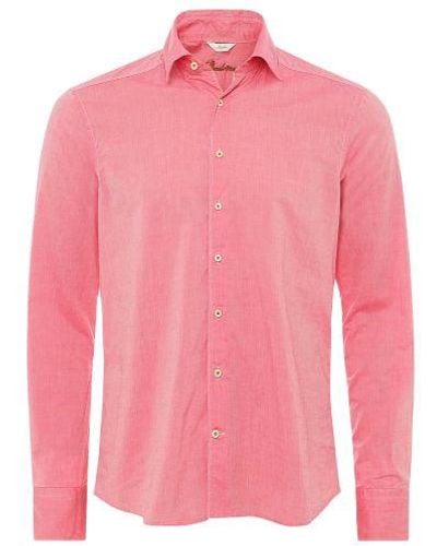 Stenströms Slimline Cotton Shirt - Pink