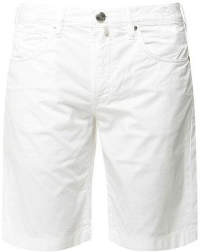 Incotex Twill Bermuda Shorts - White