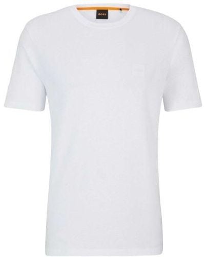 BOSS Relaxed Fit Tales T-shirt - White