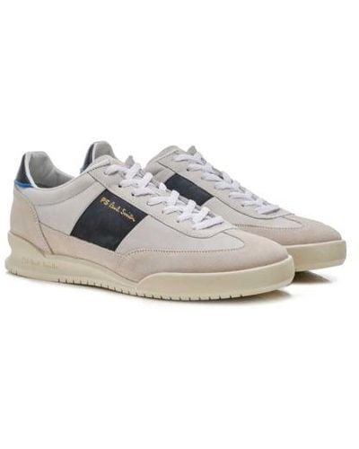 Paul Smith Leather Dover Trainers - Grey