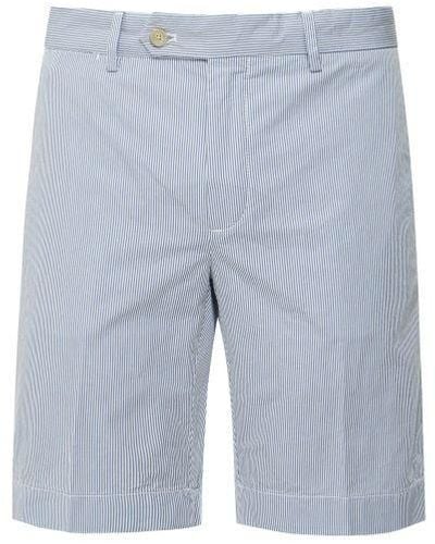 Hackett Striped Kensington Shorts - Blue