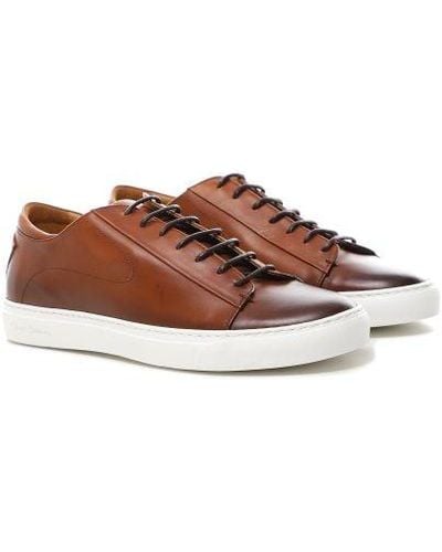 Oliver Sweeney Leather Sirolo Trainers - Brown
