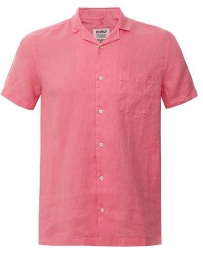 Ecoalf Linen Sutar Shirt - Pink