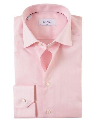 Eton Slim Fit Shirt - Pink
