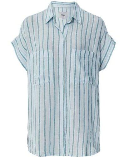 Rails Striped Cito Shirt - Blue