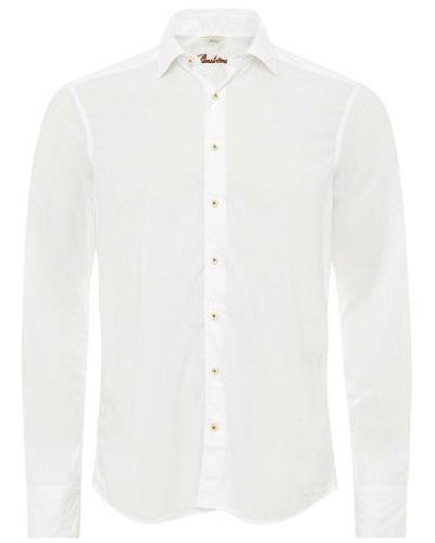 Stenströms Slimline Cotton Shirt - White