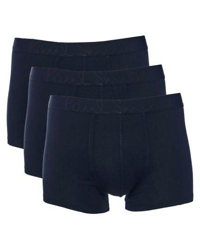Paul Smith Modal Boxer Shorts 3 Pack - Blue