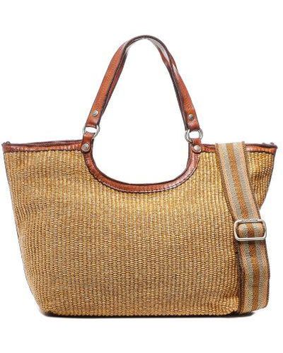 Campomaggi Braided Shopper Bag - Brown