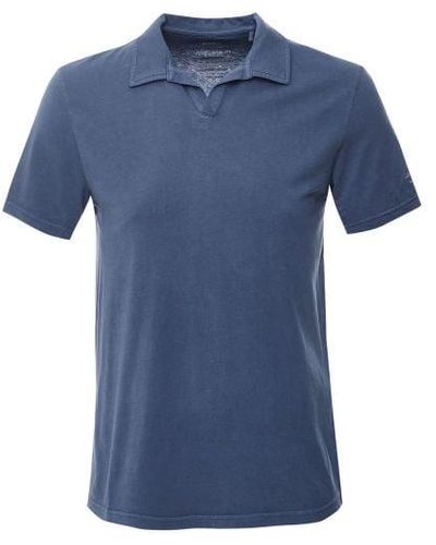 Ecoalf Recycled Cotton Enzo Polo Shirt - Blue