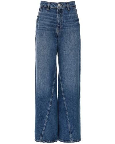 Anine Bing Briley Wide-leg Jeans - Blue