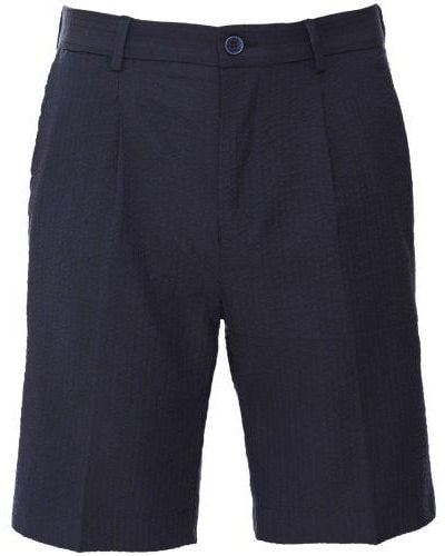Sseinse Boucle Texture Shorts - Blue