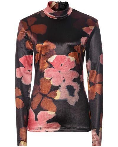 Paul Smith Floral Turtleneck Top - Red