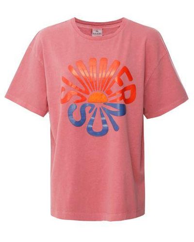 Paul Smith Raspberry Summer Sun T-shirt - Pink