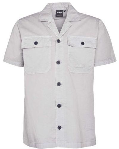 Barbour Short Sleeve Belmont Shirt - Grey