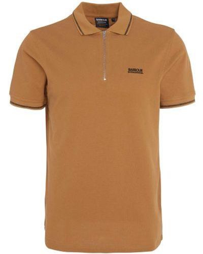 Barbour Dean Polo Shirt - Brown