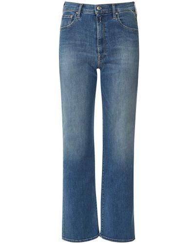 Replay Wide-leg Reyne Jeans - Blue