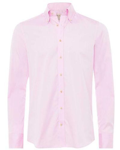 Stenströms Slimline Oxford Shirt - Pink
