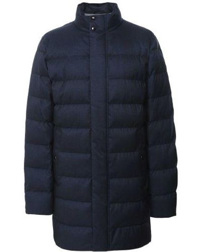 Geox Levico Quilted Parka - Blue