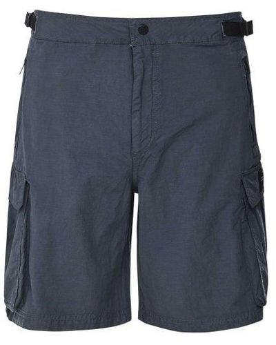 Ecoalf Organic Cotton Aliste Cargo Shorts - Blue
