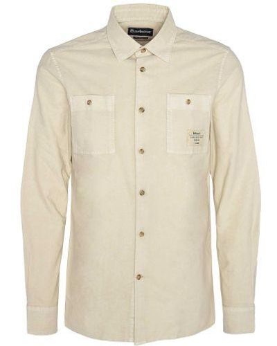 Barbour Tailored Fit Bentham Shirt - Natural