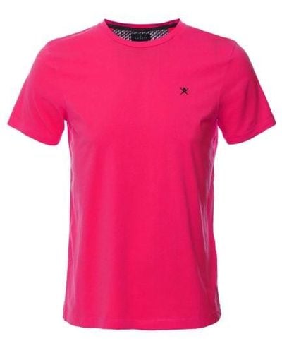 Hackett Classic Fit Beach T-shirt - Pink