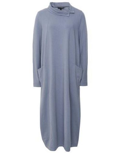 Oska Mauue Midi Dress - Blue