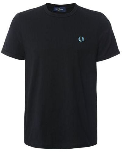 Fred Perry Ringer T-shirt - Black