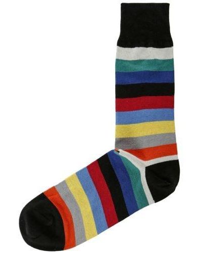 Paul Smith Floyd Stripe Socks - Black