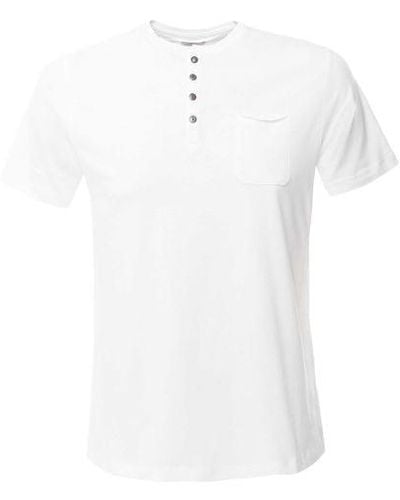 Sseinse Pocket Henley T-shirt - White