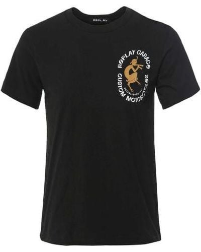 Replay Crew Neck T-shirt - Black