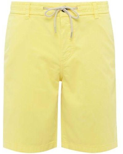 BOSS Tapered Fit Chino Shorts - Yellow