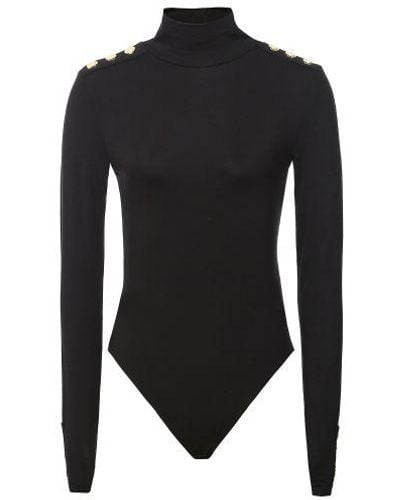 Holland Cooper Long Sleeve Bodysuit - Black