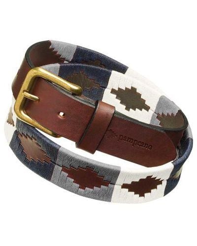 Pampeano Leather Roca Polo Belt - Brown