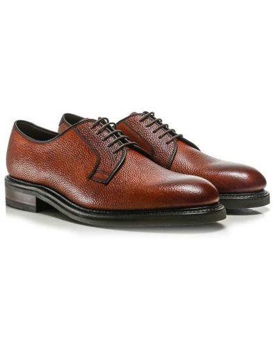 Loake Leyburn Derby Shoes - Brown