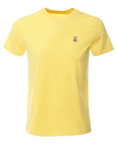 Psycho Bunny Classic Crew T-shirt - Yellow