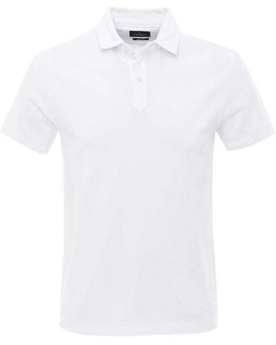 Hackett Classic Fit Pique Polo Shirt - White
