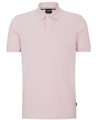 BOSS Pallas Polo Shirt - Pink
