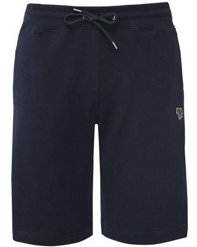 Paul Smith Jersey Zebra Shorts - Blue