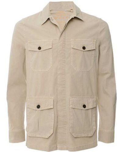 Ecoalf Recycled Cotton Safari Jacket - Natural