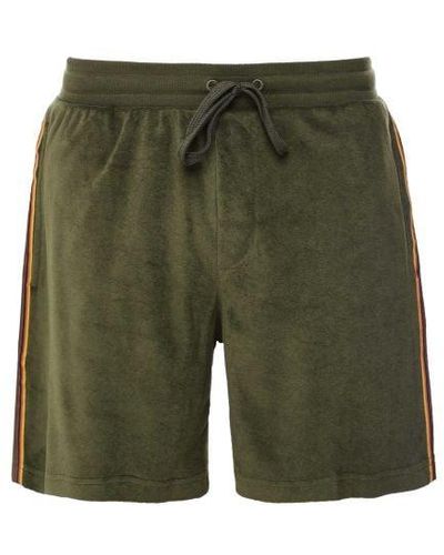Paul Smith Towelling Lounge Shorts - Green