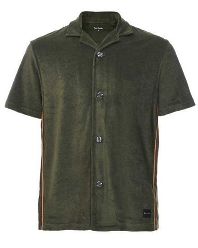 Paul Smith Towelling Lounge Shirt - Green