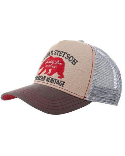 Stetson Bear Trucker Cap - Natural