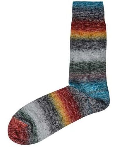 Paul Smith Ombre Signature Stripe Socks - Grey