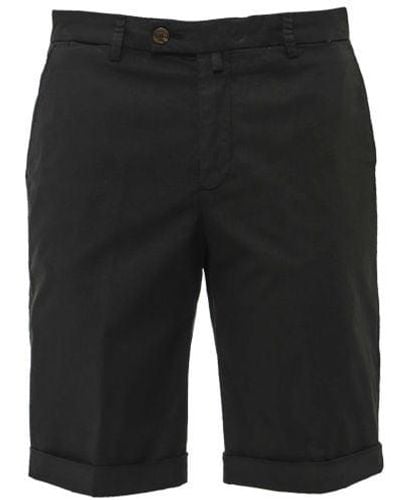 Briglia 1949 Stretch Cotton Chino Shorts - Black