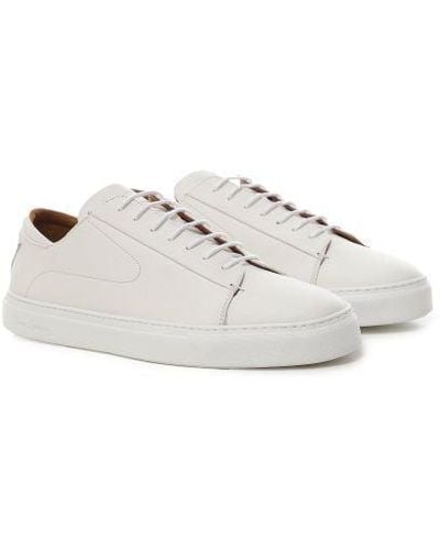Oliver Sweeney Leather Sirolo Trainers - White