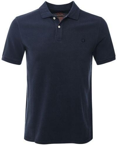 Ecoalf Recycled Cotton Ted Polo Shirt - Blue